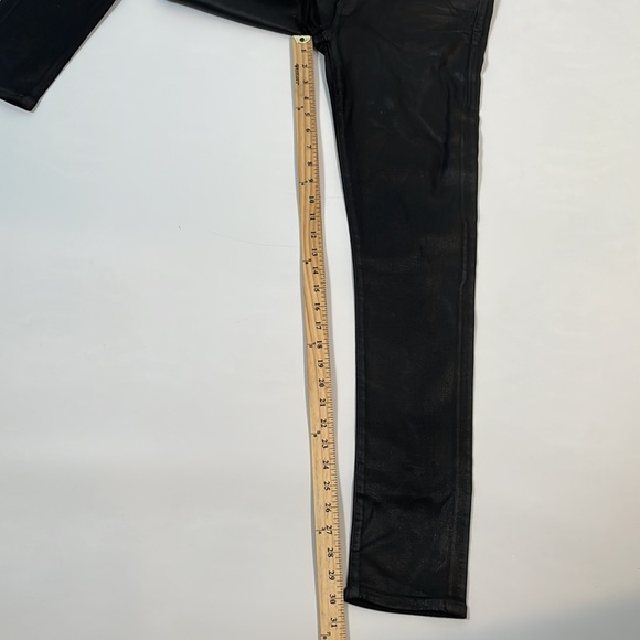 Citizens Of Humanity Jeans By Jerome Dahan 32 Black Shiny EUC - Picture 10 of 11